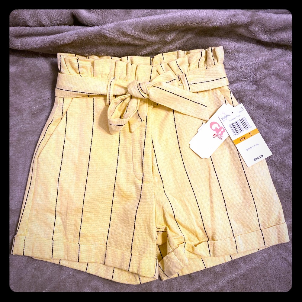 GB girls size 7  shorts. New!